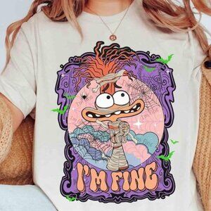 Feeling Anxiety Mummy I'm Fine Halloween Shirt